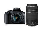 DSLR Canon EOS 2000D с 18-55mm IS II и 75-300mm III