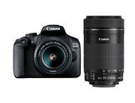 DSLR Canon EOS 2000D с 18-55mm IS II и 55-250mm IS STM