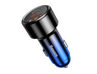 Зарядни устройства Baseus Dual USB & USB-C QC 4.0 (син)