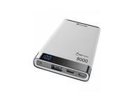Външни батерии Cellularline Manta S 8000mAh USB-C, в бяло