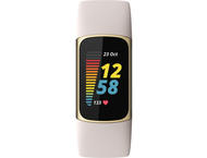 Смарт гривни Fitbit Charge 5 Lunar White/Soft Gold Stainless Steel