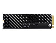 SSD 2TB WD Black SN750 M.2 NVMe with heatsink