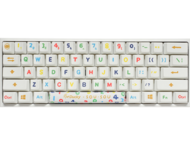 Клавиатури Ducky x SOU SOU One 2 Mini White RGB, Cherry MX Brown