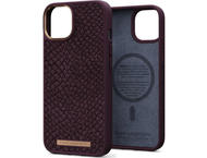 Калъфи Njord Salmon Leather Magsafe за iPhone 14 Plus, кафяв