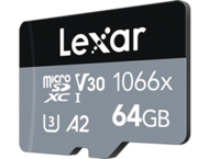 Карти памет 64GB Lexar® High-Performance 1066x microSDXC™ UHS-I, C10 A2 V30 U3