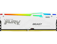 Оперативна памет 32GB (2x16GB) DDR5 6000 MT/s Kingston FURY Beast White RGB EXPO
