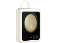 Калъфи Samsung Galaxy Z Flip5 силиконов калъф с ринг, Cream