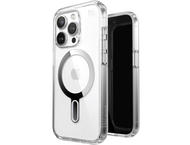 Калъфи Speck Presidio Perfect-Clear MagSafe with ClickLock iPhone 15 Pro, Clear/Chrome