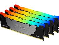 Оперативна памет 128GB (4x32GB) DDR4 3200 MT/s Kingston Fury Renegade RGB Black