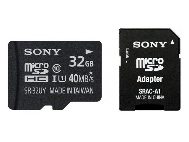 Карти памет 32GB microSDHC карта Sony Class 10