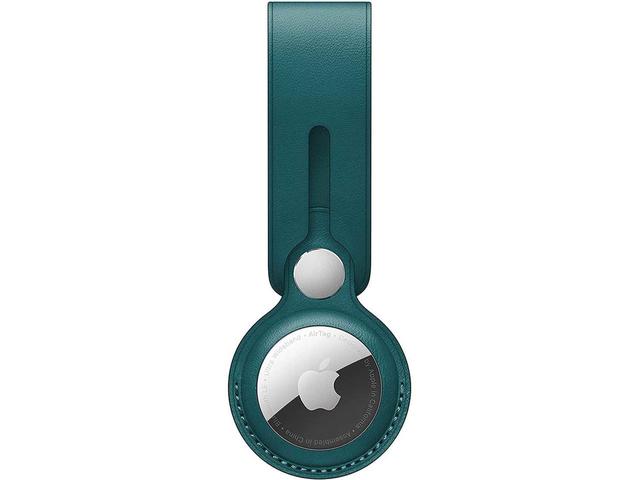 Тракери Apple AirTag Leather Loop - Forest Green (Seasonal Summer2021)