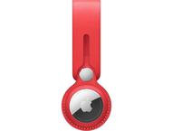Тракери Apple AirTag Leather Loop - Red