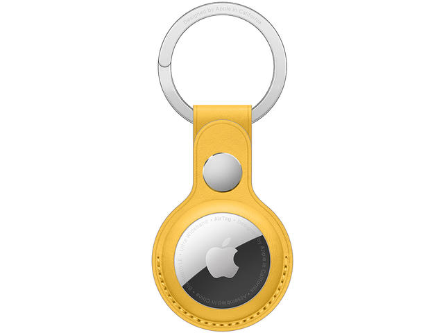 Тракери Apple AirTag Leather Key Ring - Meyer Lemon (Seasonal Summer2021)