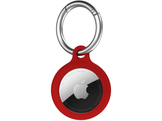 Тракери Next One Silicone Key Clip for AirTag - Red