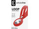 Тракери Cellular line Loop за Apple AirTag, в червено