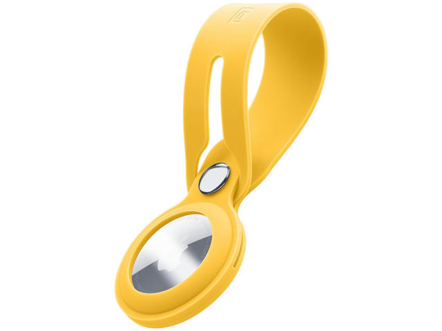 Тракери Cellular line Loop за Apple AirTag, в жълто