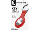 Тракери Cellular line Key Ring за Apple AirTag, в червено