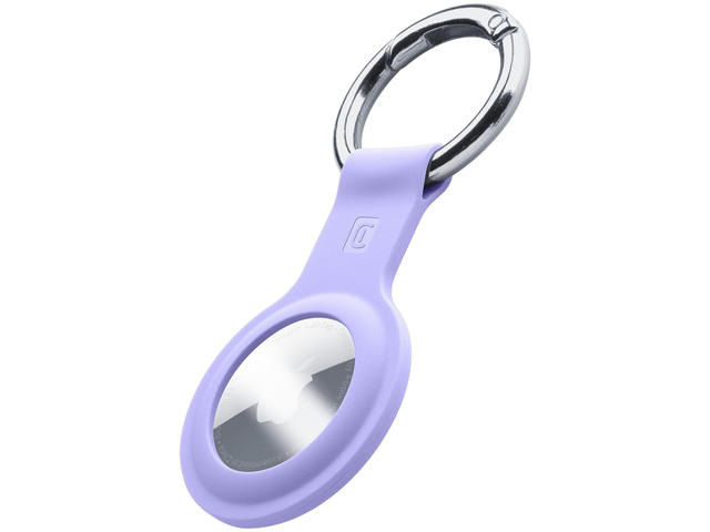 Тракери Cellular line Key Ring за Apple AirTag, във виолетово