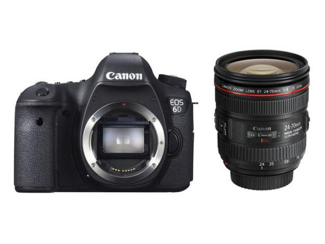 DSLR Canon EOS 6D с обектив 24-70mm L IS USM