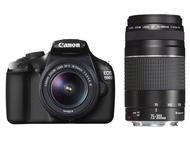 DSLR Canon EOS 1100D с обективи 18-55mm III и 75-300mm III