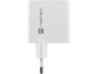Зарядни устройства Natec Ribera Gan 65W, White