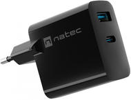 Зарядни устройства Natec Ribera Gan 45W, Black