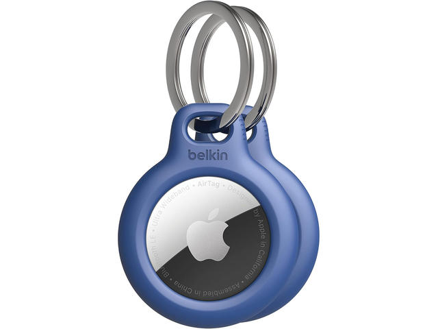 Тракери Belkin Secure Holder w Keyring - Airtag - 2 Pack - Blue