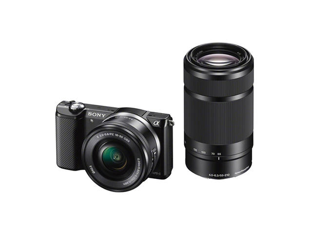 Mirrorless Sony Alpha 5000 с 16-50mm f/3.5-5.6 PZ OSS и 55-210mm f/4.5-6.3 OSS