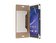 Калъфи Krusell Malmö Flip Cover за Sony Xperia Z3, в бяло