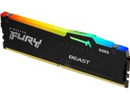 Оперативна памет 16GB DDR5 6000 MT/s Kingston FURY Beast RGB XMP Black