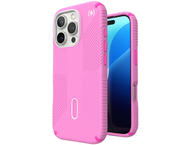 Калъфи Speck Presidio2 Grip, за iPhone 16 Pro, MagSafe + ClickLock, Black - Shocking Pink