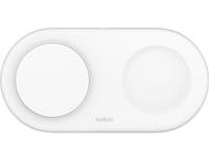 Зарядни устройства Belkin BoostCharge Pro New 2-в-1 Qi2 15W, в бяло
