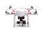 Дронове DJI Phantom 2+ZENMUSE H3 3D+GoPro Hero 4 Black Edition + 5" FPV Монитор+ТХ5802+стойка за монитор+метален куфар