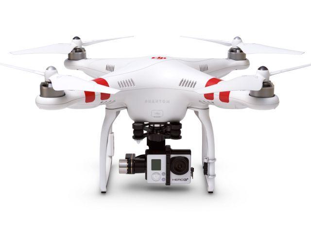 Дронове DJI Phantom 2+ZENMUSE H3 3D+GoPro Hero 4 Black Edition + 5" FPV Монитор+ТХ5802+стойка за монитор+метален куфар
