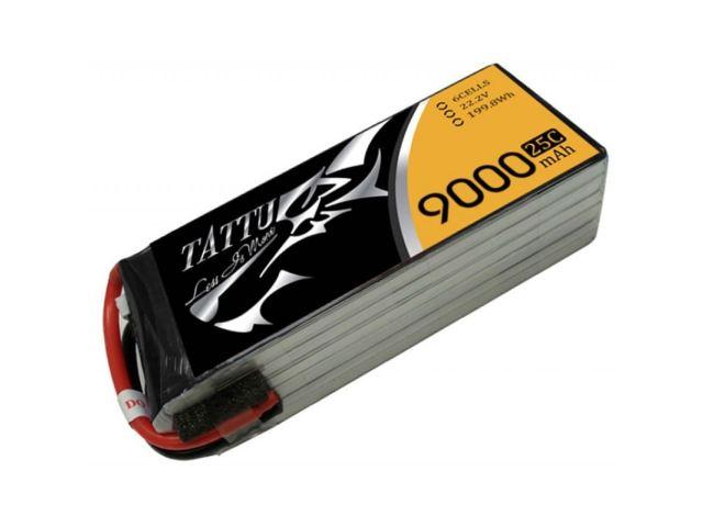 Аксесоари за дронове Tattu 9000mAh 6S 25C GensAce LiPo 