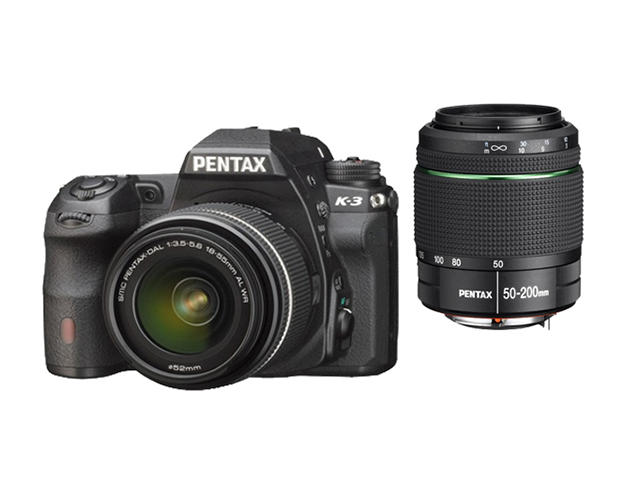 DSLR Pentax K-3 с обективи DAL 18-55mm WR и DA 50-200mm ED WR