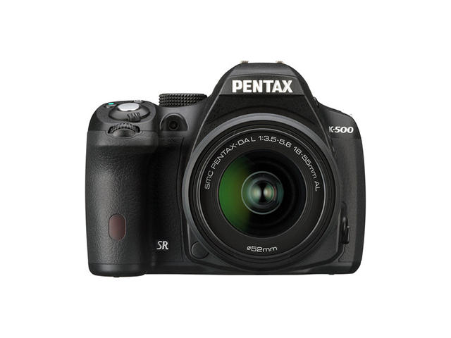 DSLR Pentax K-500 с обектив DAL 18-55mm f/3.5-5.6 AL
