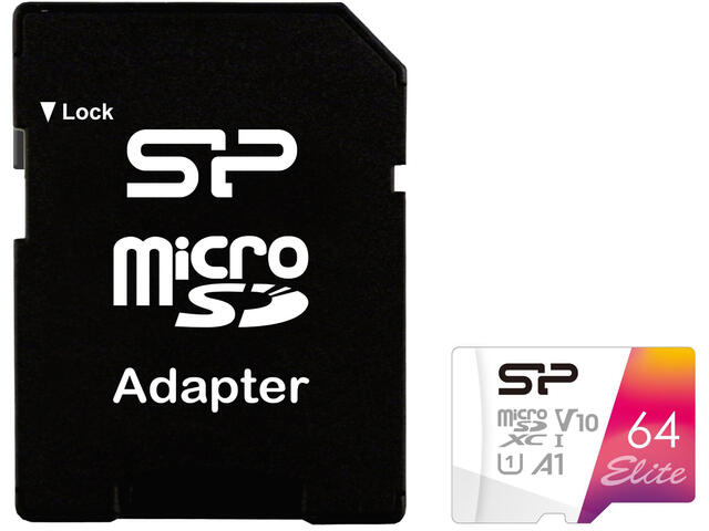 Карти памет 64GB SILICON POWER Elite Colorful microSDHC/SDXC™ Card