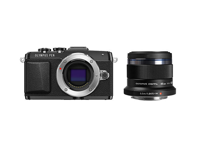 Mirrorless Olympus Pen E-PL7 с обектив 45mm f/1.8