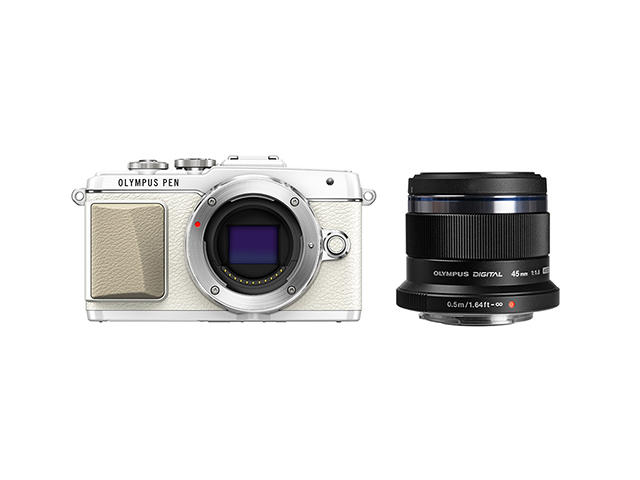 Mirrorless Olympus Pen E-PL7 с обектив 45mm f/1.8