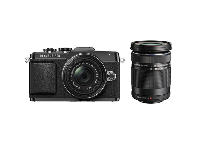 Mirrorless Olympus Pen E-PL7 с обектив 14‑42mm f/3.5‑5.6 II R и 40-150mm f/4-5.6 R