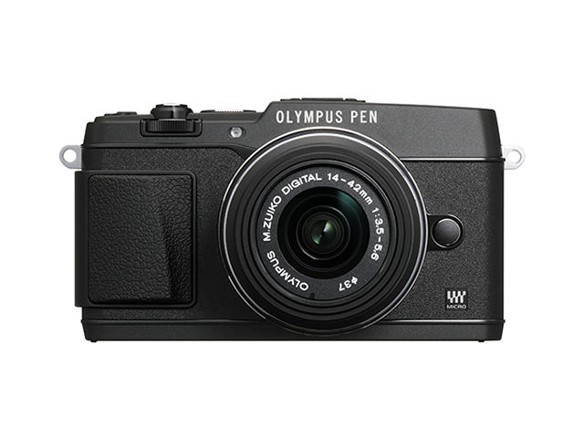 Mirrorless Olympus Pen E-P5 с обектив 14-42mm f/3.5-5.6 II R