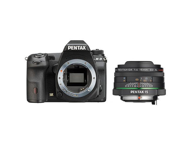 DSLR Pentax K-3 с обектив DA 15mm f/4 ED AL Limited