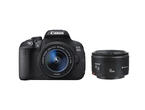 DSLR Canon EOS 700D с обективи 18-55mm IS STM и 50mm f/1.8 II