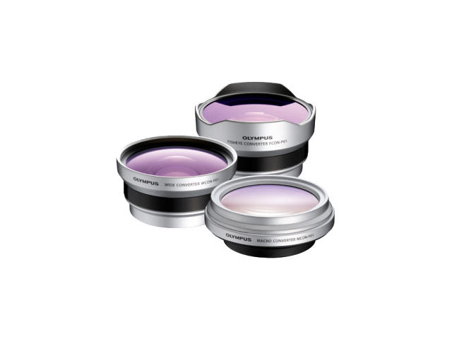Конвертори Olympus Macro, Wide-angle и Fisheye конвертори