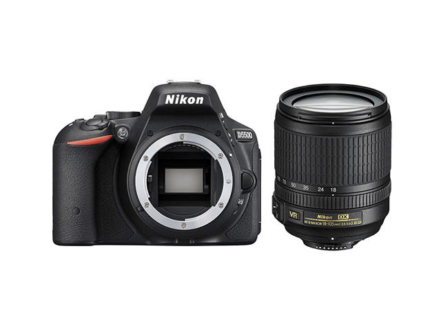DSLR Nikon D5500 с обектив 18-105mm VR