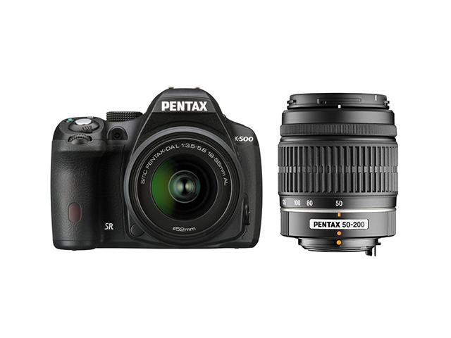 DSLR Pentax K-500 с обективи DAL 18-55mm AL и DAL 50-200mm