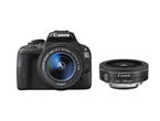 DSLR Canon EOS 100D с обективи 18-55mm IS STM и 24mm f/2.8 STM