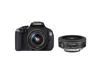 DSLR Canon EOS 600D с обективи 18-55mm DC III и 24mm f/2.8 STM
