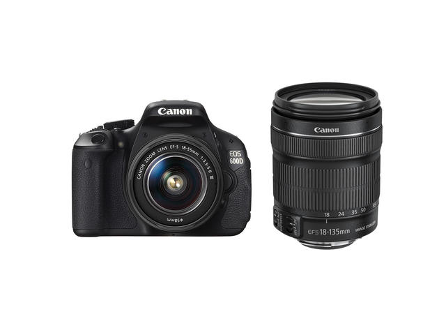DSLR Canon EOS 600D с обективи 18-55mm DC III и 18-135mm IS STM